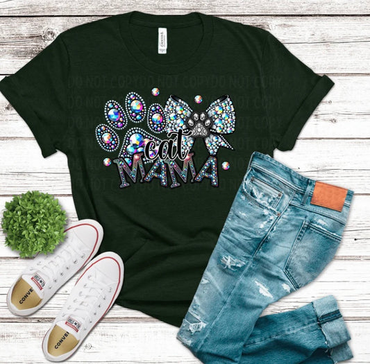 Glitter Cat Mama